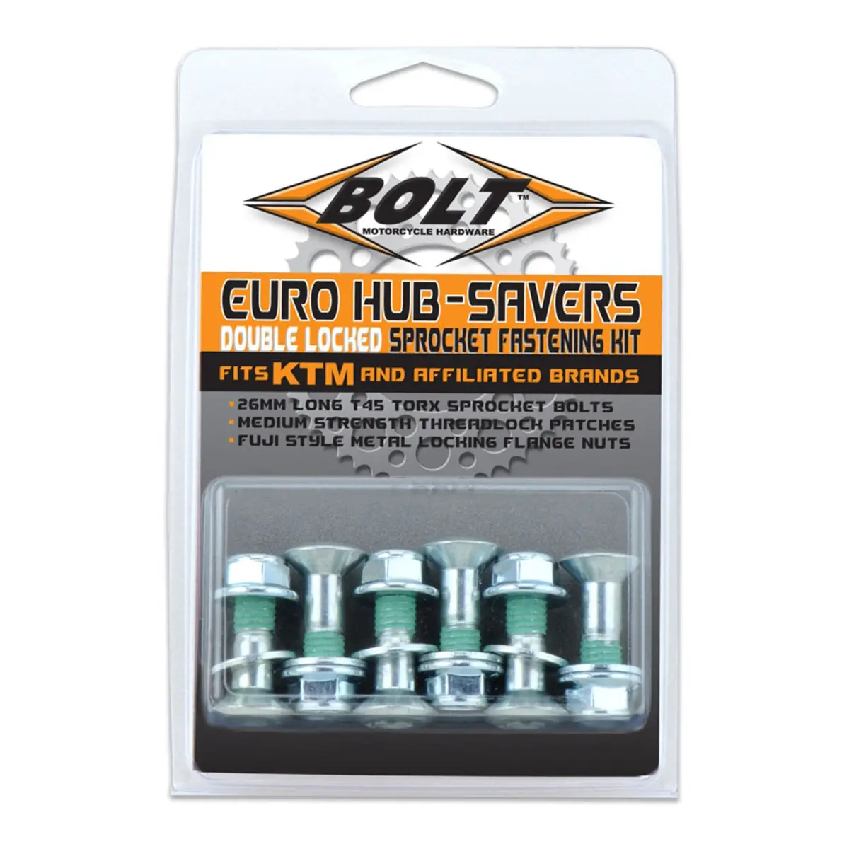 Bolt Hub-Savers Sprocket Bolts/Nuts -Euro 2008-Hs.Eu 1