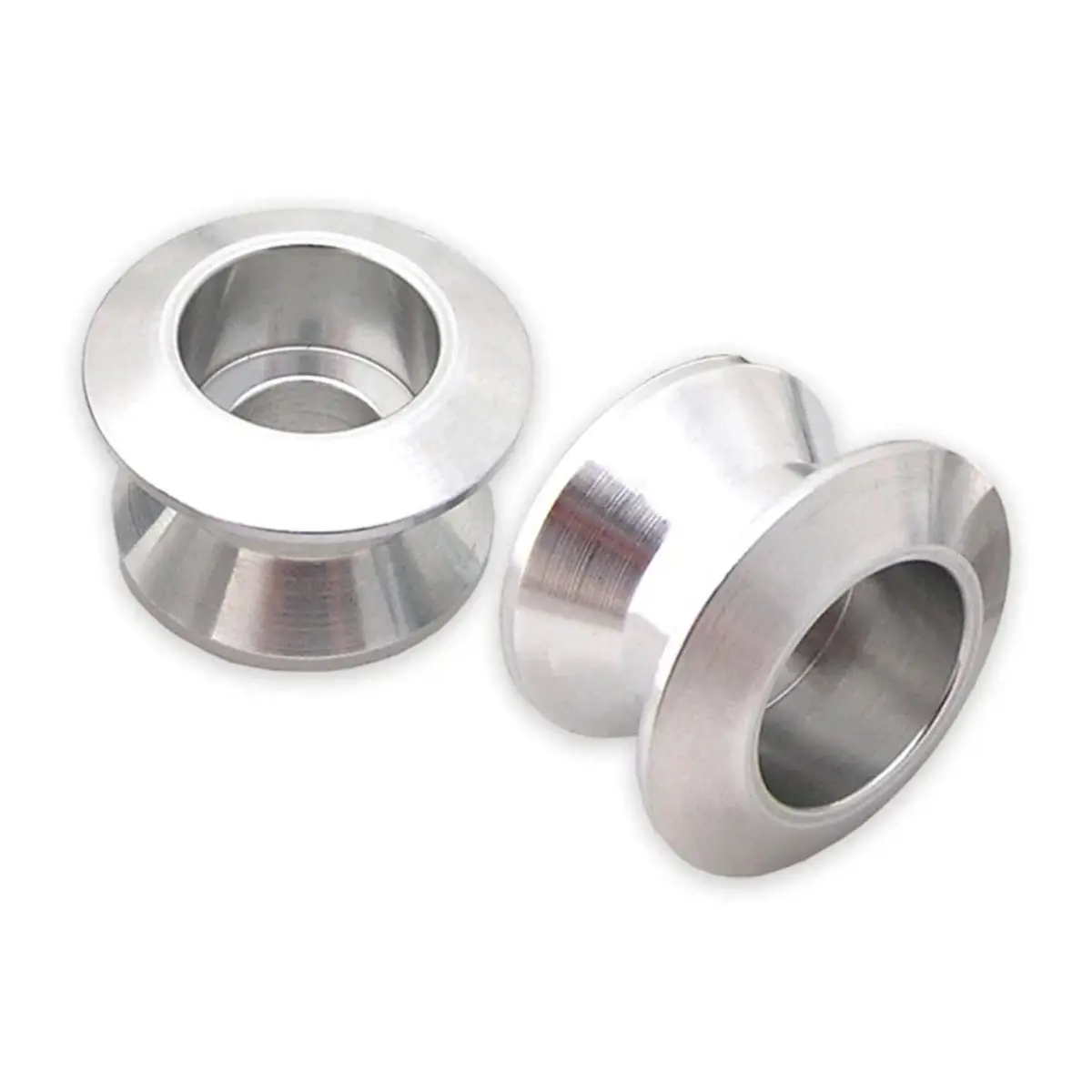 Bolt Swingarm Spools - Silver Universal 1