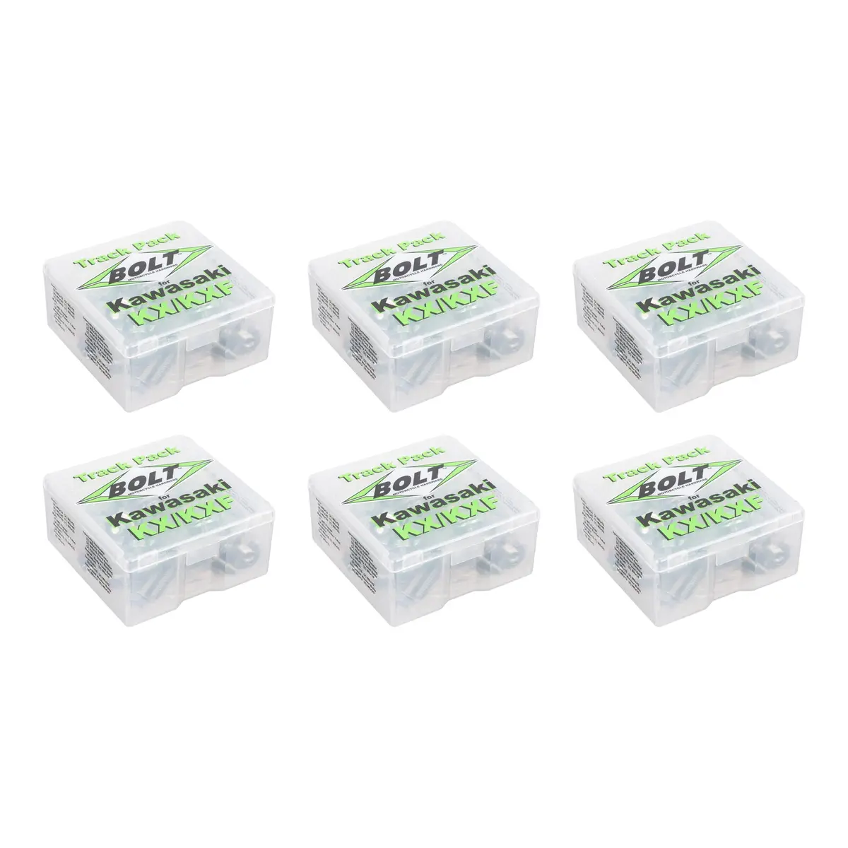 Bolt Track Pack For Kawasaki (6 Kits Display) 1