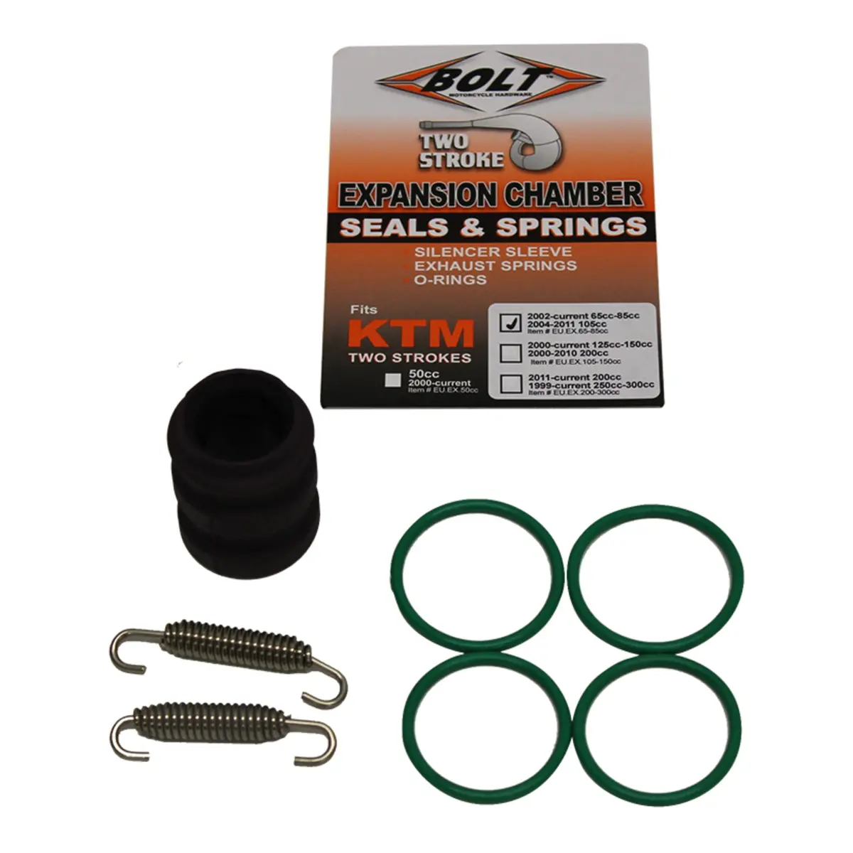 Bolt Exhaust O-Ring Pack Ktm 65-85 02- 1