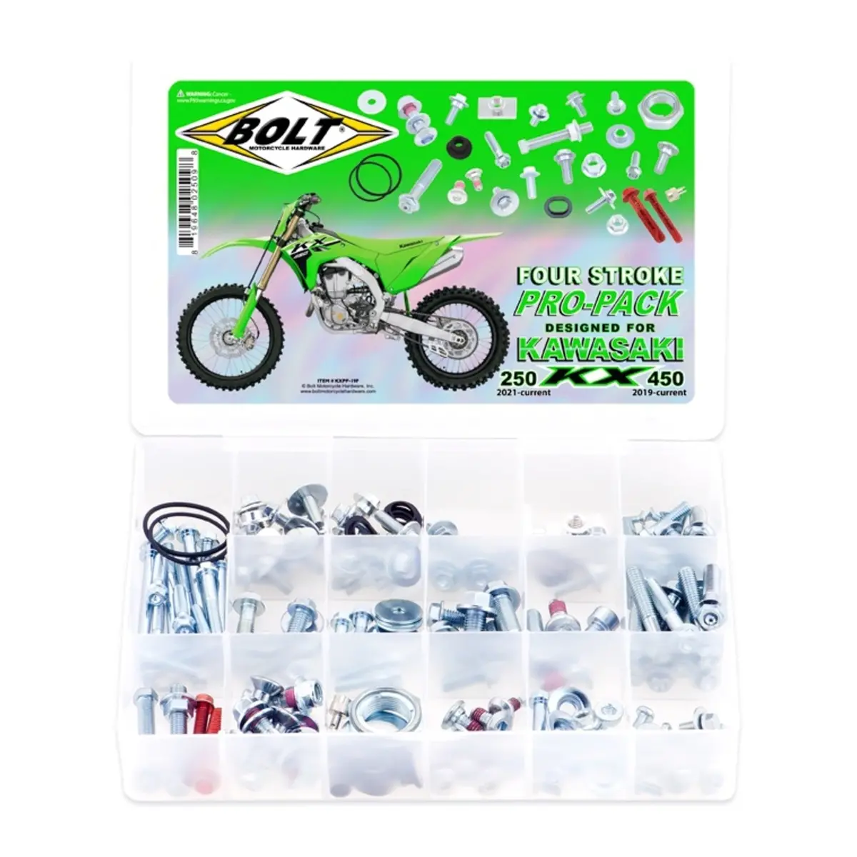 Bolt 4-Stroke Pro Pack For Kawasaki ’21+ Kx250, ’19+ Kx450 1