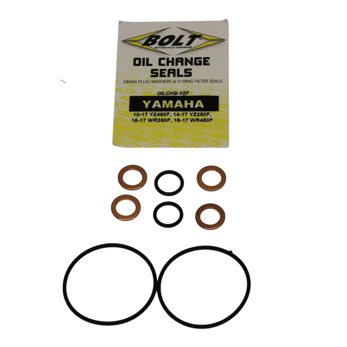 Bolt Oil Change Kit Yam Yzf/Wrf - O-Rings/Crush Washers 1