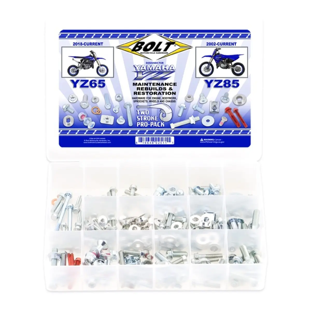 Bolt 2-Stroke Pro Pack For Yamaha Minis ’18+ Yz65, ’02+ Yz85 1