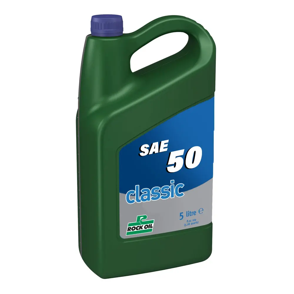 Engine Oil Classic Sae 50 Rock Oil Mineral Based 5L 1
