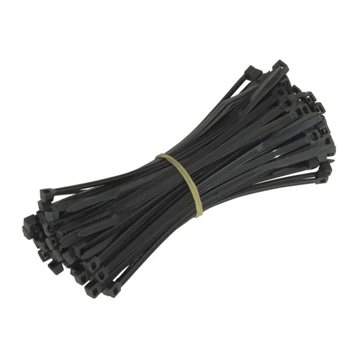 Whites Cable Ties 370 X 7.6Mm 100Pcs/Bag Black 1