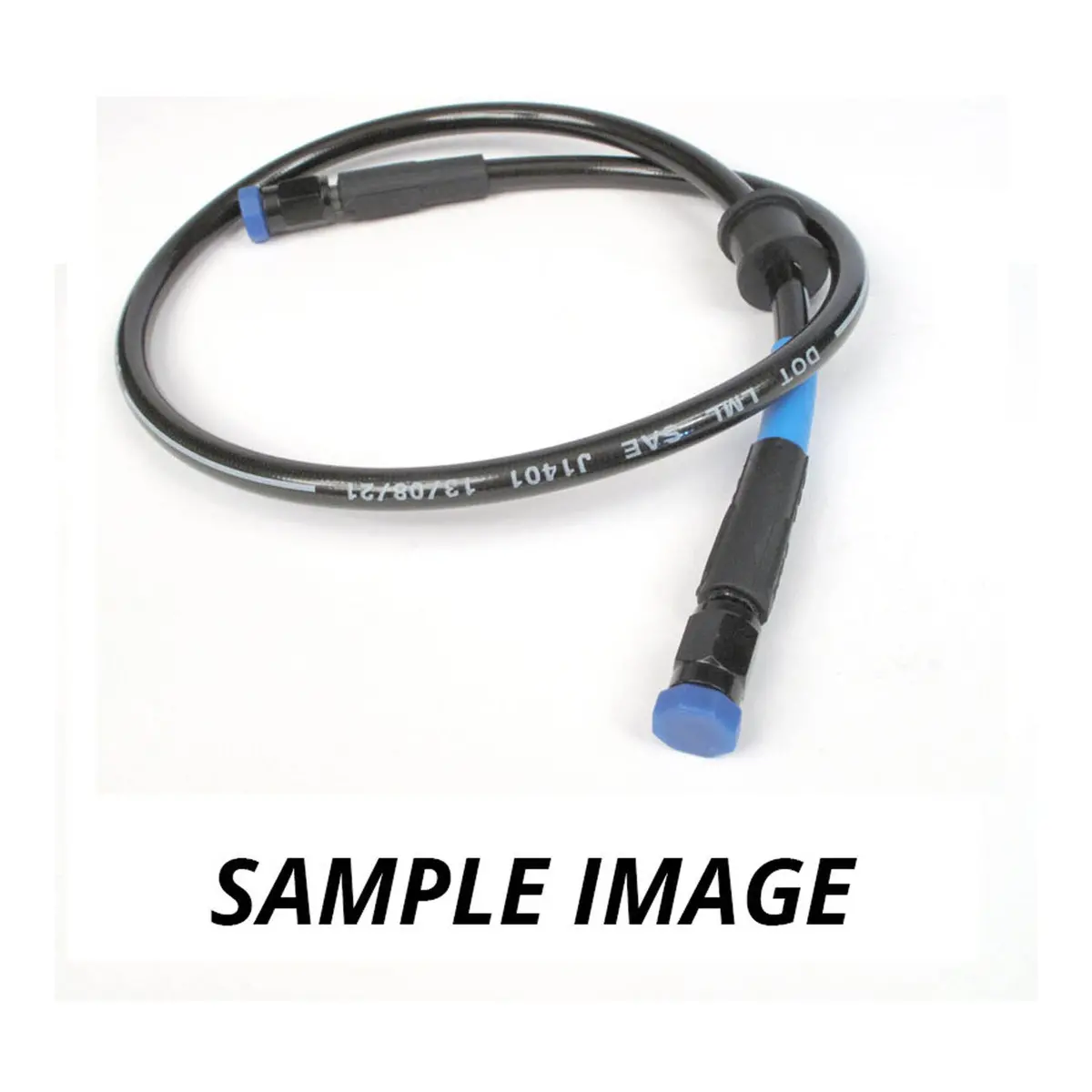 Whites Premade Brake Line - 1100Mm - (Dark Smoke) 1