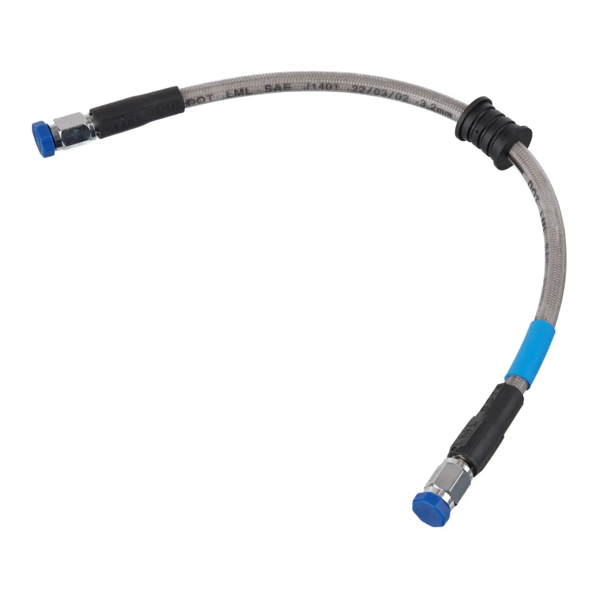Whites Premade Brake Line - 250Mm - (Chrome) 1