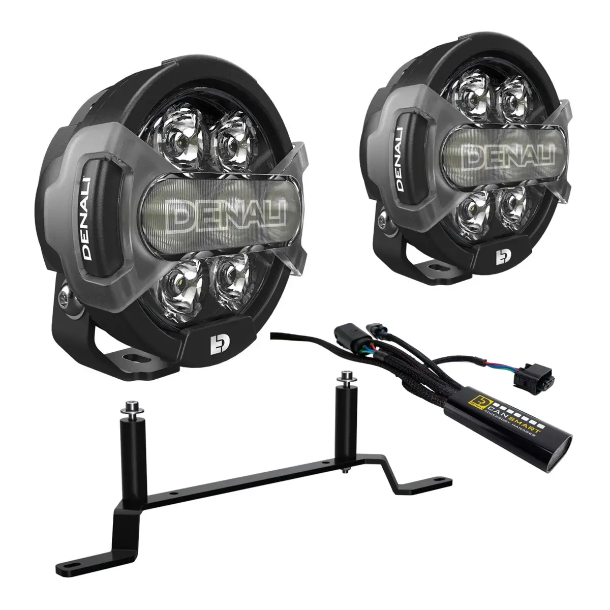 Denali D7 Pro Lighting Bundle With Mounts - Bmw R1250 1