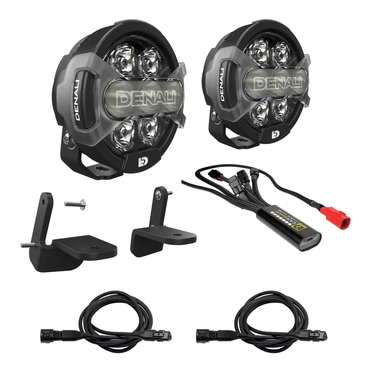 Denali D7 Pro Premium Lighting Bundle - Ducati Desertx Rally '23+ 1
