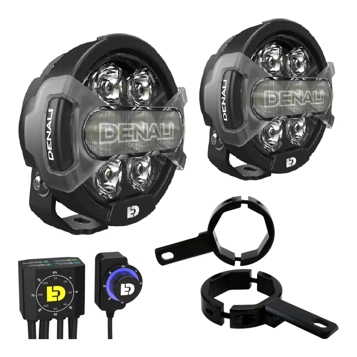 Denali D7 Pro Premium Lighting Bundle - Ducati Scrambler 800 / 1100 1