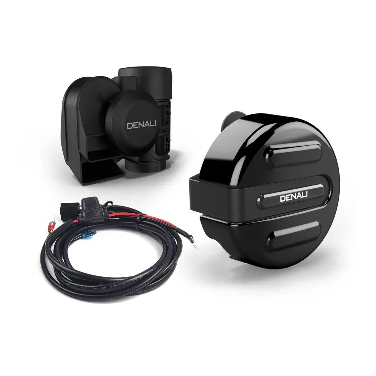 Denali Soundbomb V-Twin Air Horn With Cover / Harness 1