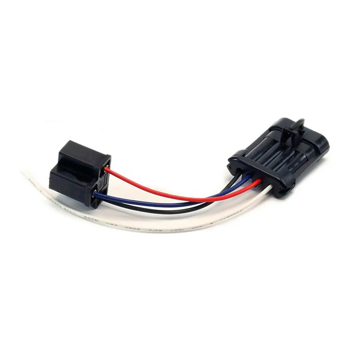 Denali Wiring Adapter H4 > Oem H-D Led Headlight Harness 1