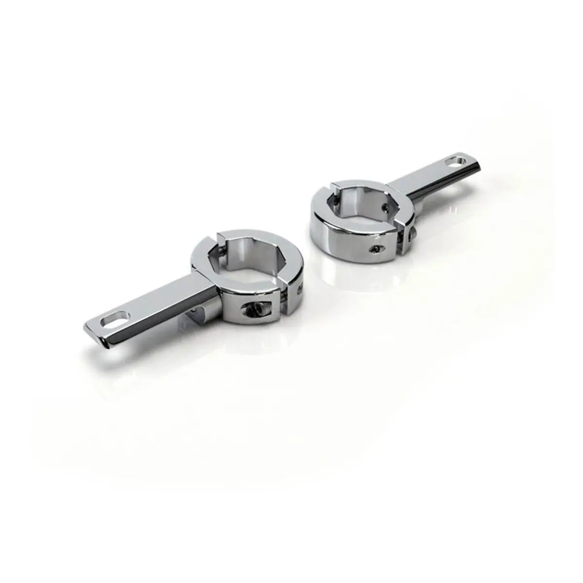 Denali Engine Guard / Frame Light Mount/ 32-38Mm Diametre Tubes - Chrome 1