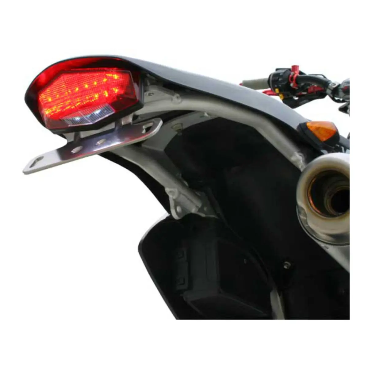 Drc Edge Aluminium Tail Light Holder Kit - Red Lens - Drz400 S/Sm 1
