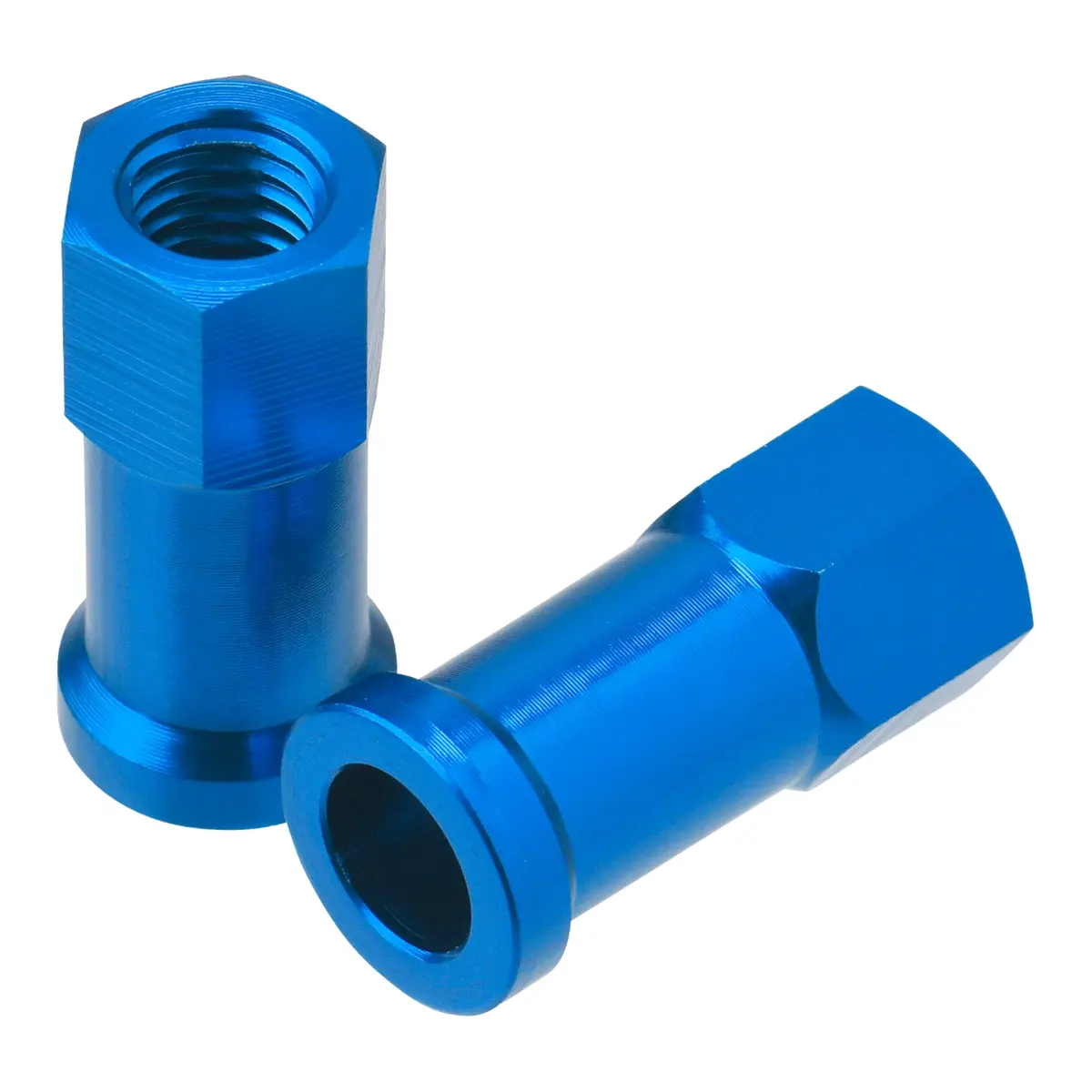 Drc Rim Lock Nuts 2Pcs Blue 1