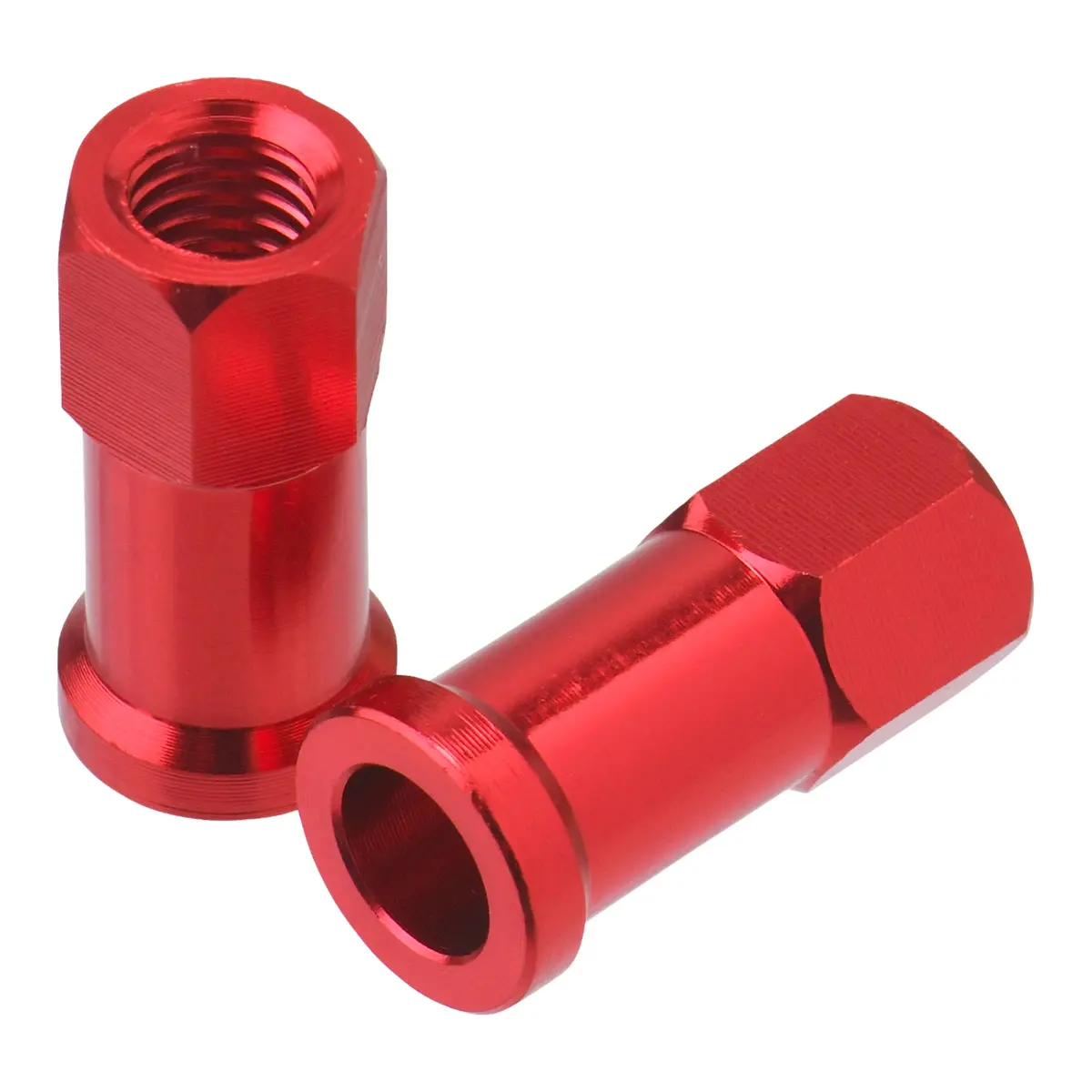 Drc Rim Lock Nuts 2Pcs Red 1