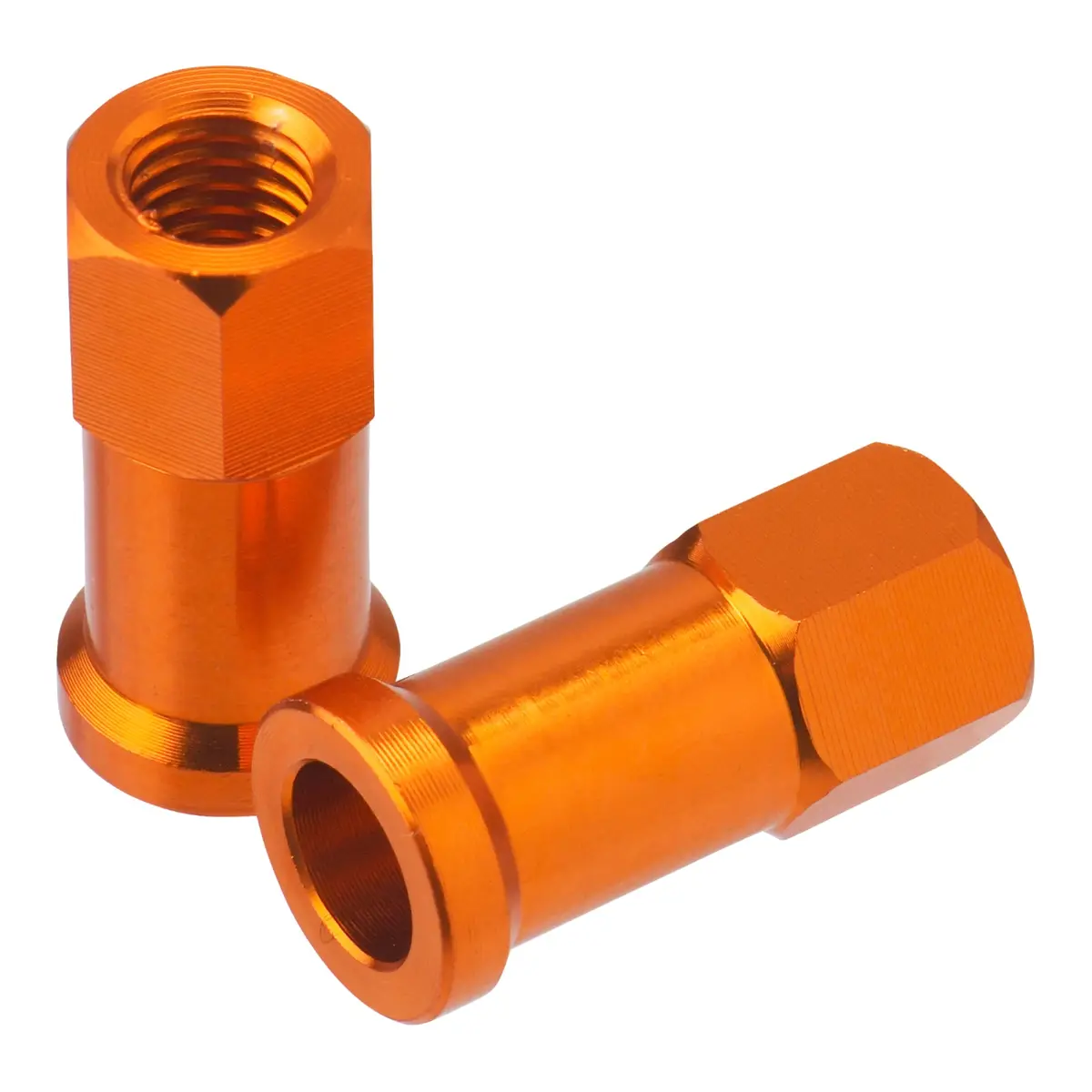 Drc Rim Lock Nuts 2Pcs Orange 1
