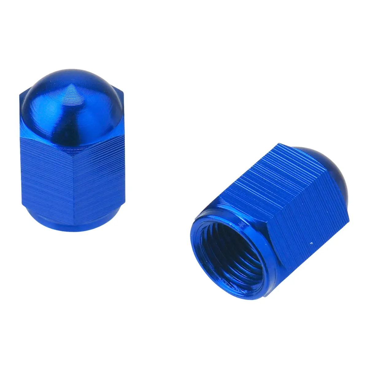 Drc Aluminum Valve Caps 2Pcs Blue 1