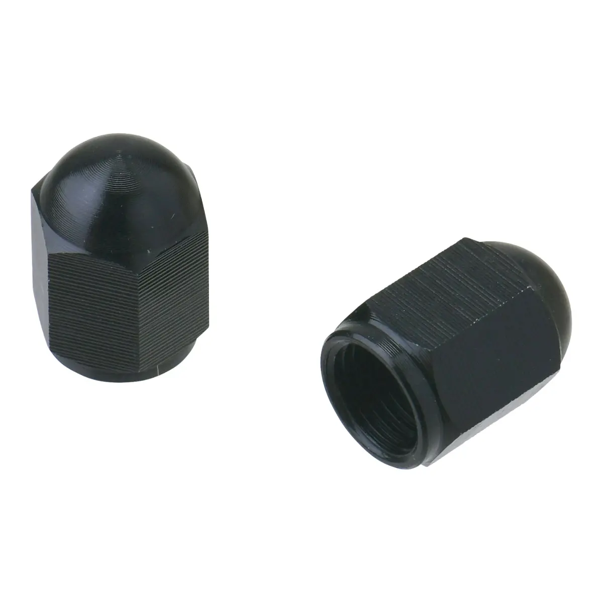 Drc Aluminum Valve Caps 2Pcs Black 1