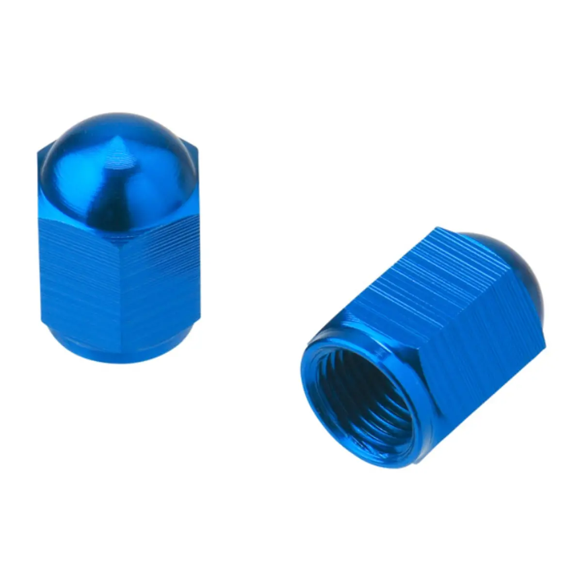 Drc Aluminum Valve Caps 2Pcs H-Blue 1