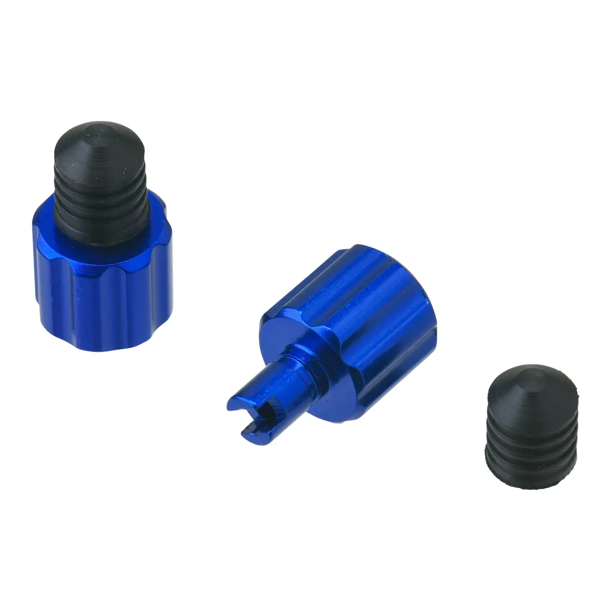 Drc Airvalve Cap W/Valve Wrench 2Pcs Blue 1