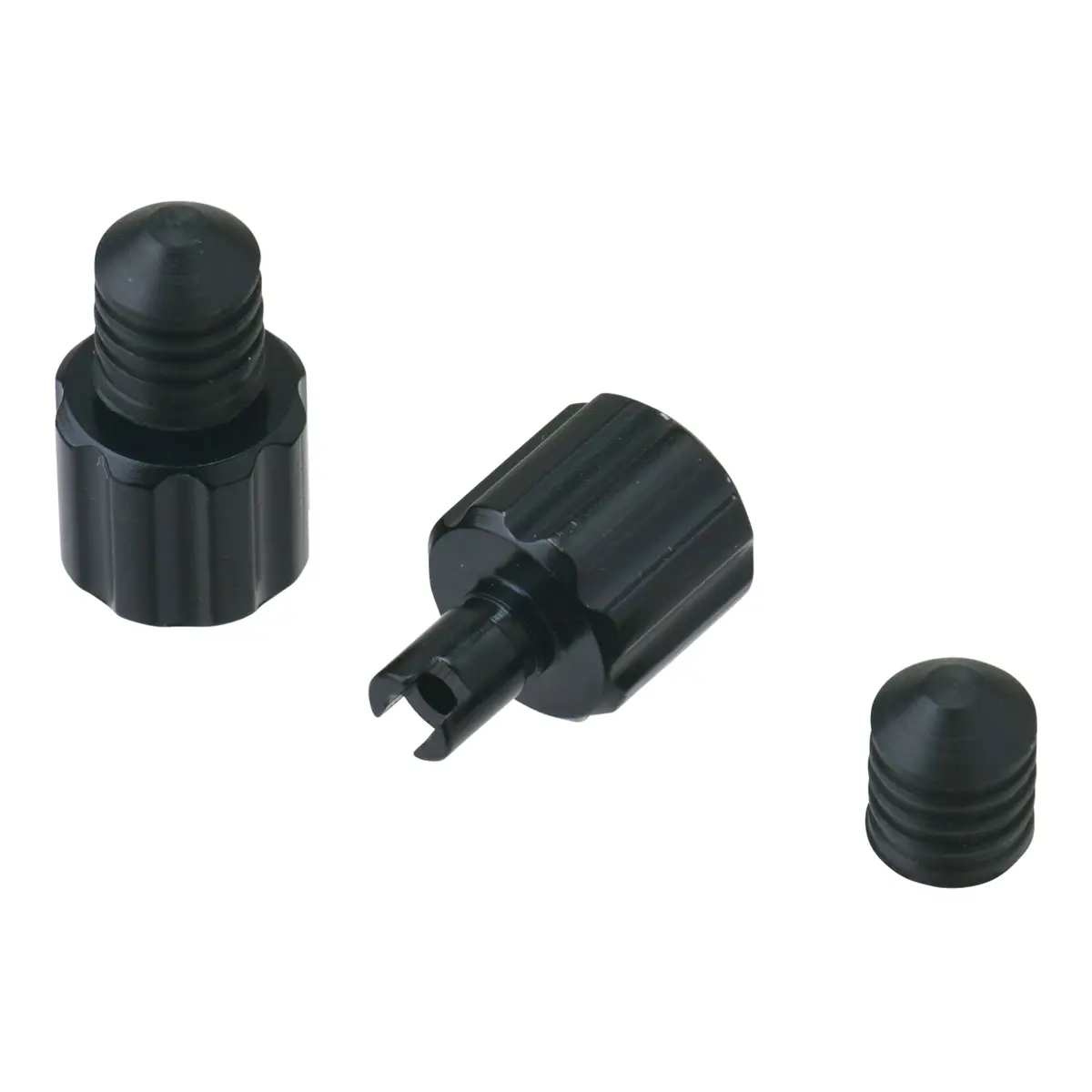 Drc Airvalve Cap W/Valve Wrench 2Pcs Black 1