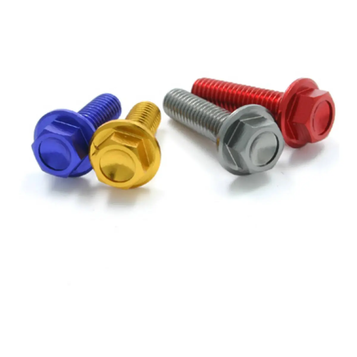 Drc Aluminum M6 Flange Bolts 30Mm - Gold 4Pcs 1