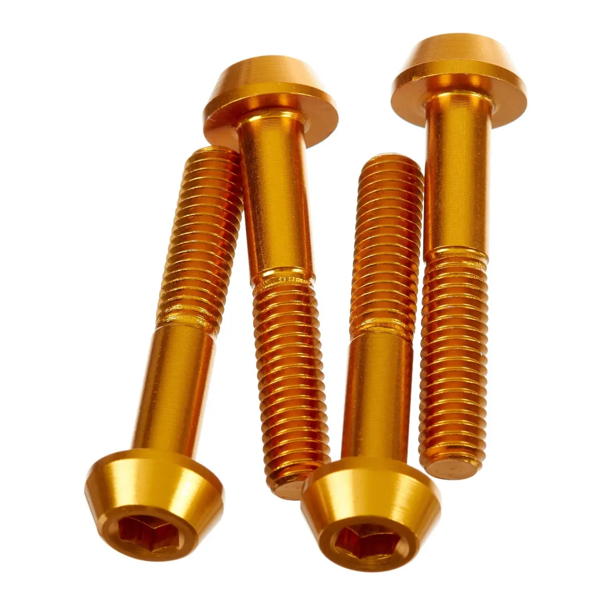 Drc Aluminum M6 Taper Bolts 35Mm Gold 4Pcs 1