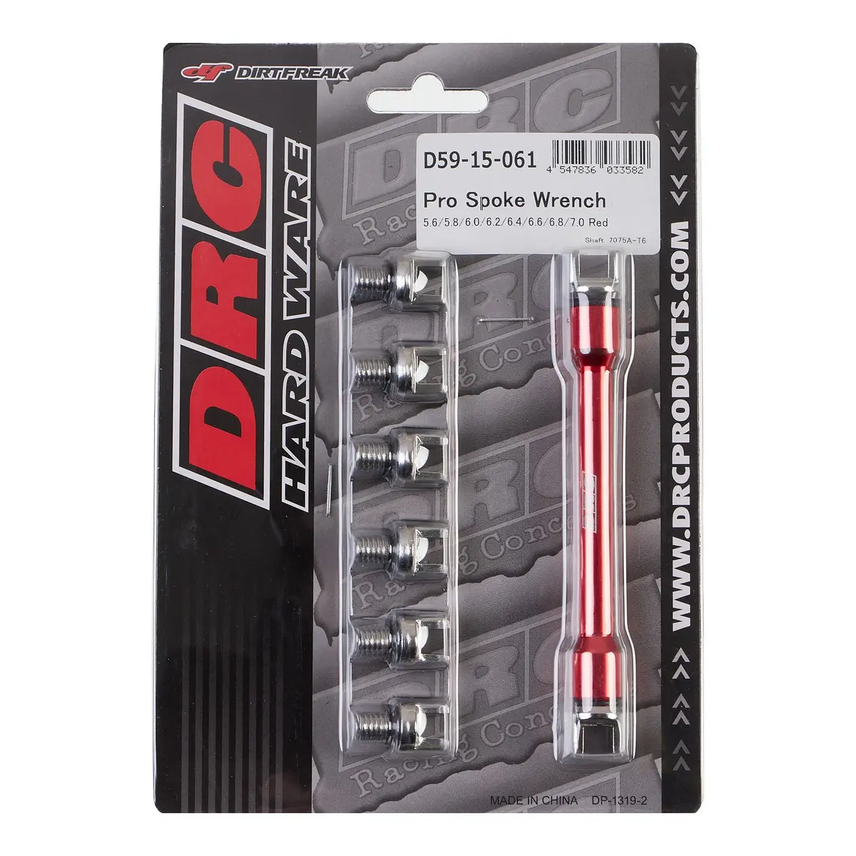 Drc Pro Spoke Wrench 5.6-7.0 Red 1