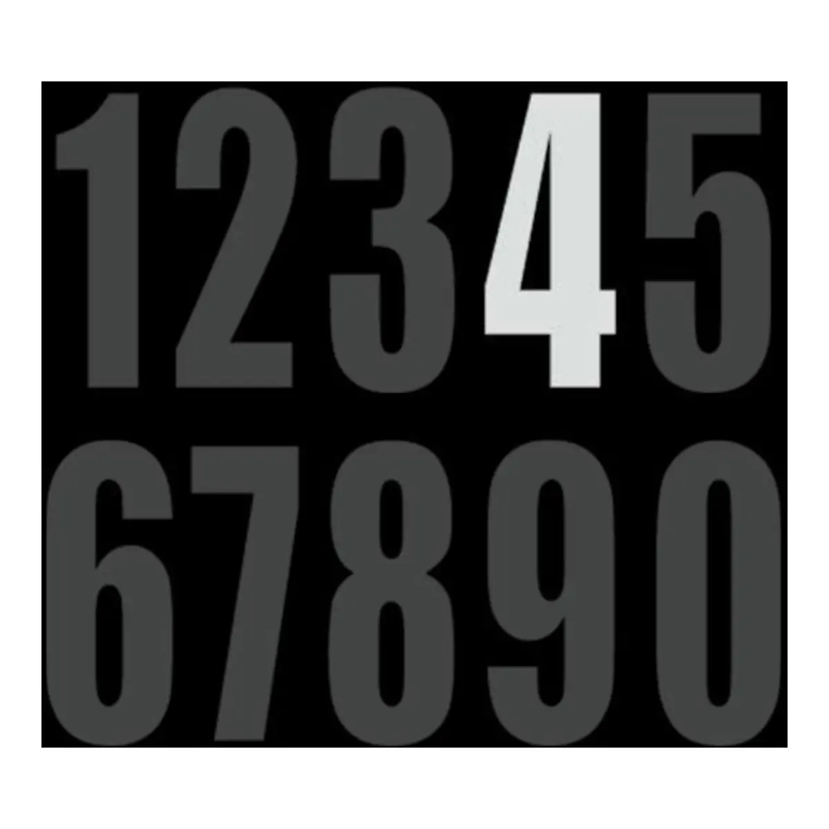 Drc Motion Standard Number Mx3 White "4 1
