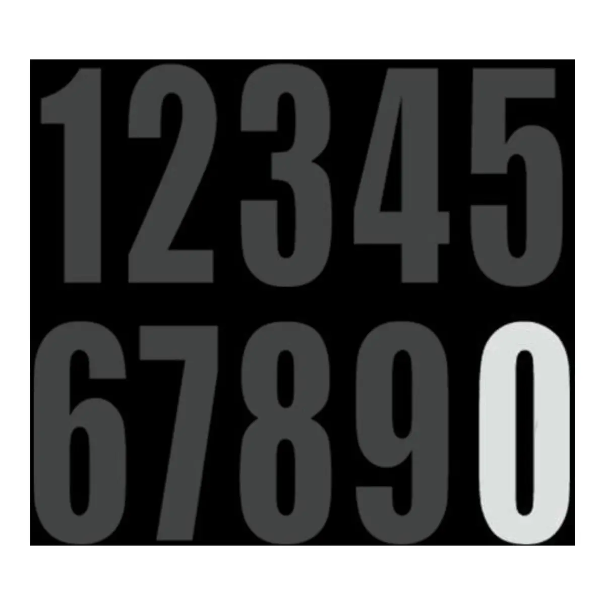 Drc Motion Standard Number Ed3 White "0 1
