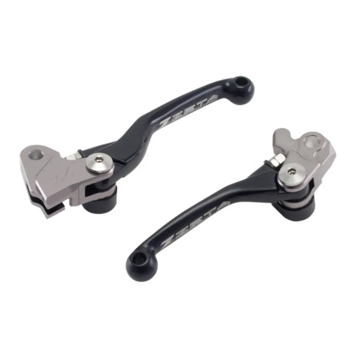 Zeta Pivot Lever Set Fp - Kawasaki Kx250f/ 450F '05-'12 - Black 1