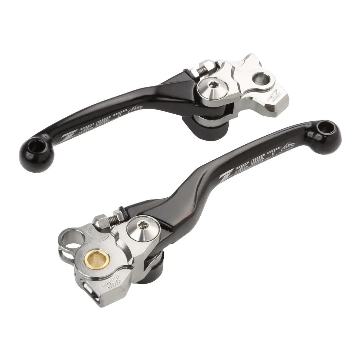 Zeta Pivot Lever Set Fp - Kawasaki - Black 1