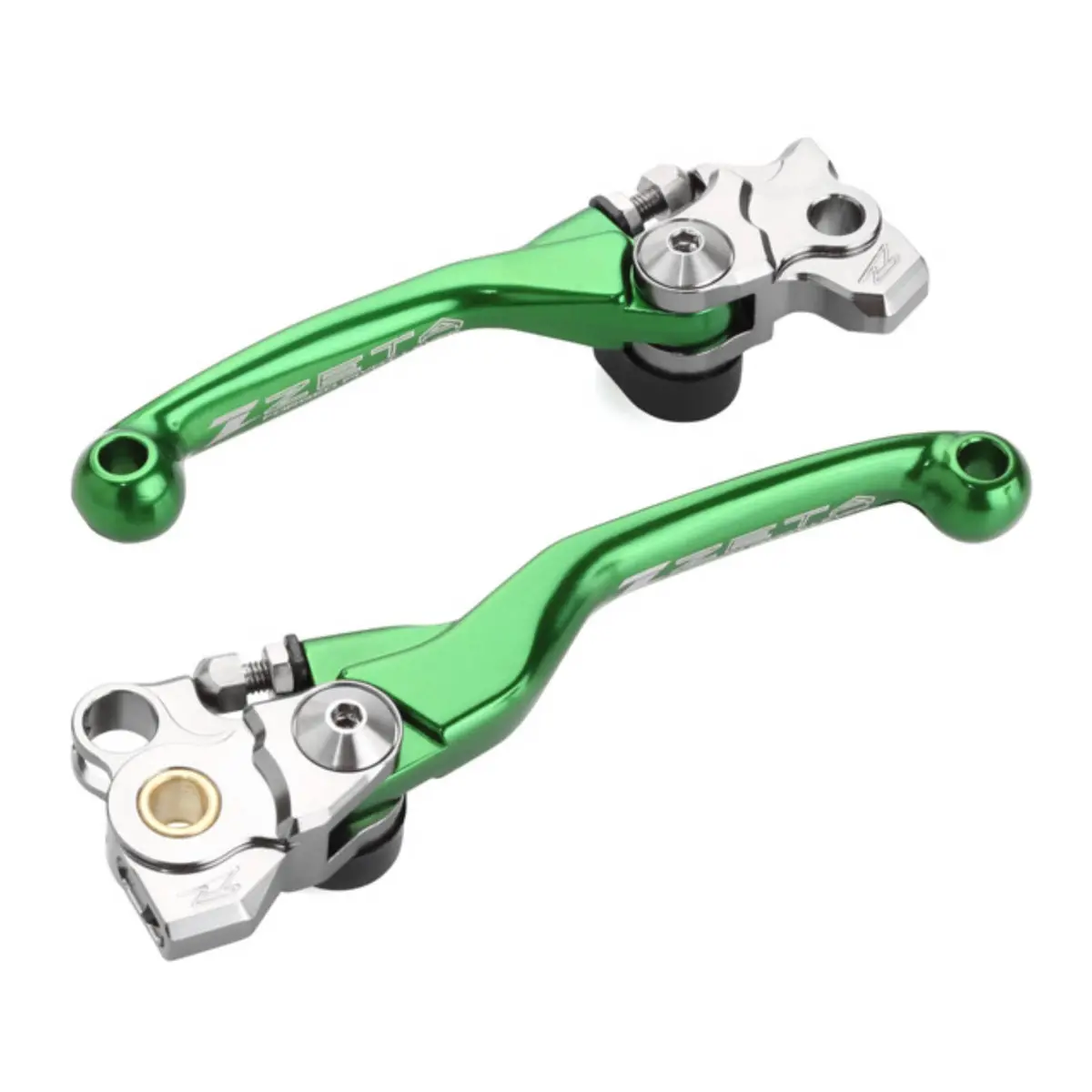 Zeta Pivot Lever Set Fp - Kawasaki - Green 1