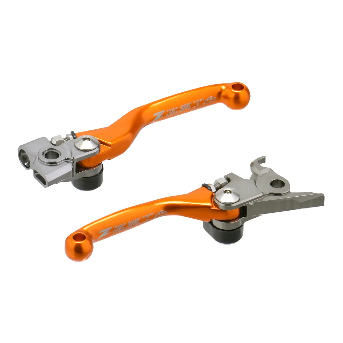 Zeta Pivot Lever Set Fp Brembo / Ktm Husqvarna - Orange 1