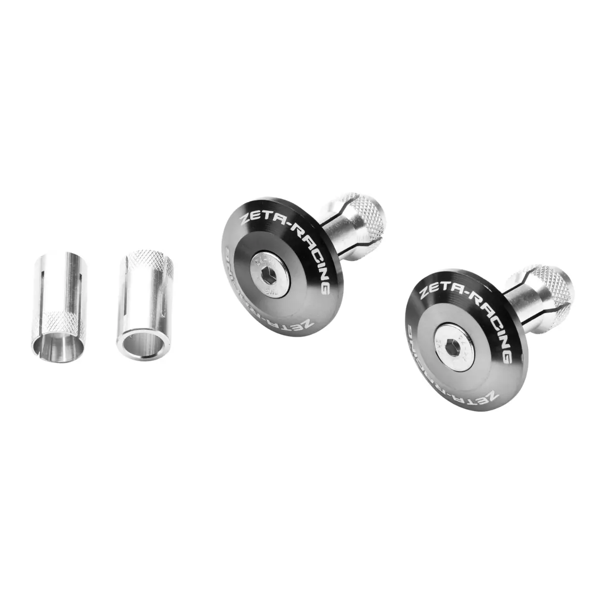 Zeta Bar End Plug 35Mm 2Pcs - Titanium 1