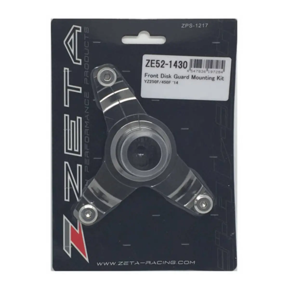 Zeta Front Disc Guard Mounting Kit Yamaha Yzf250/450 '14-, Yz250fx '1- 1