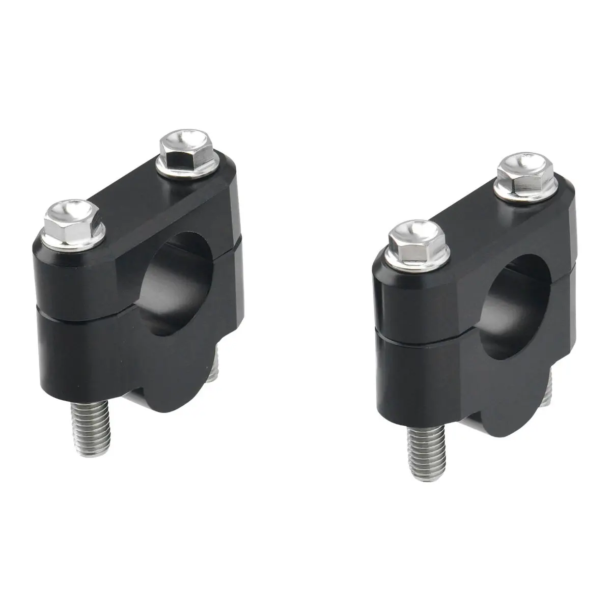 Zeta Bar Rise Kit - Height 19Mm, 22.2Mm Bar - Black 1