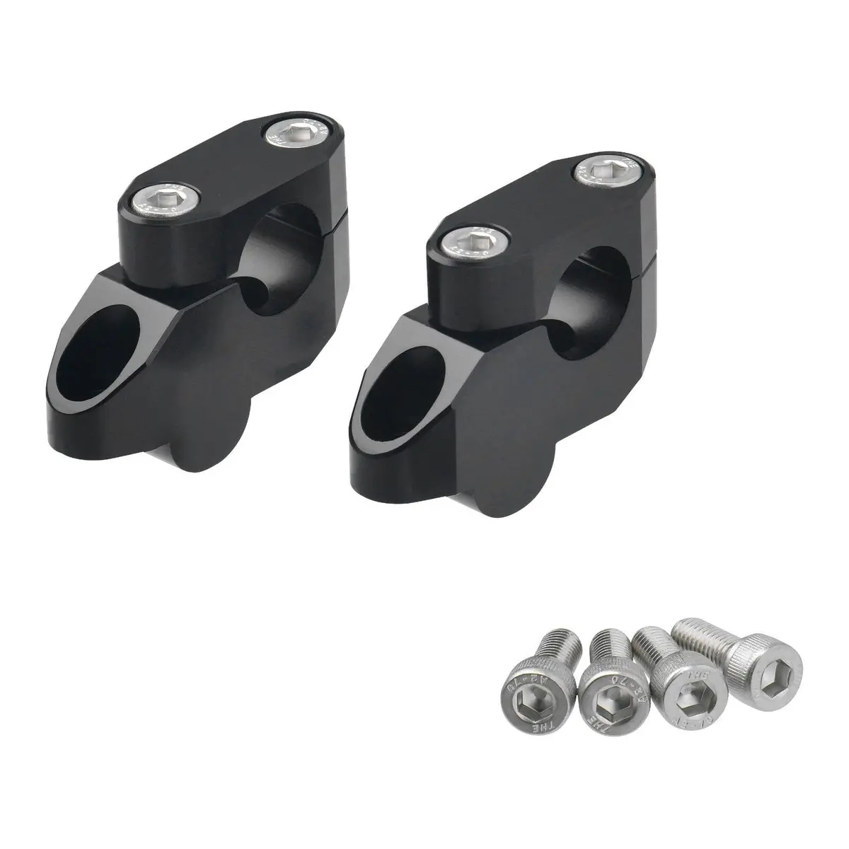 Zeta Bar Rise Kit Offset: 20Mm Height: 26Mm 22.2Mm Bar - Black 1