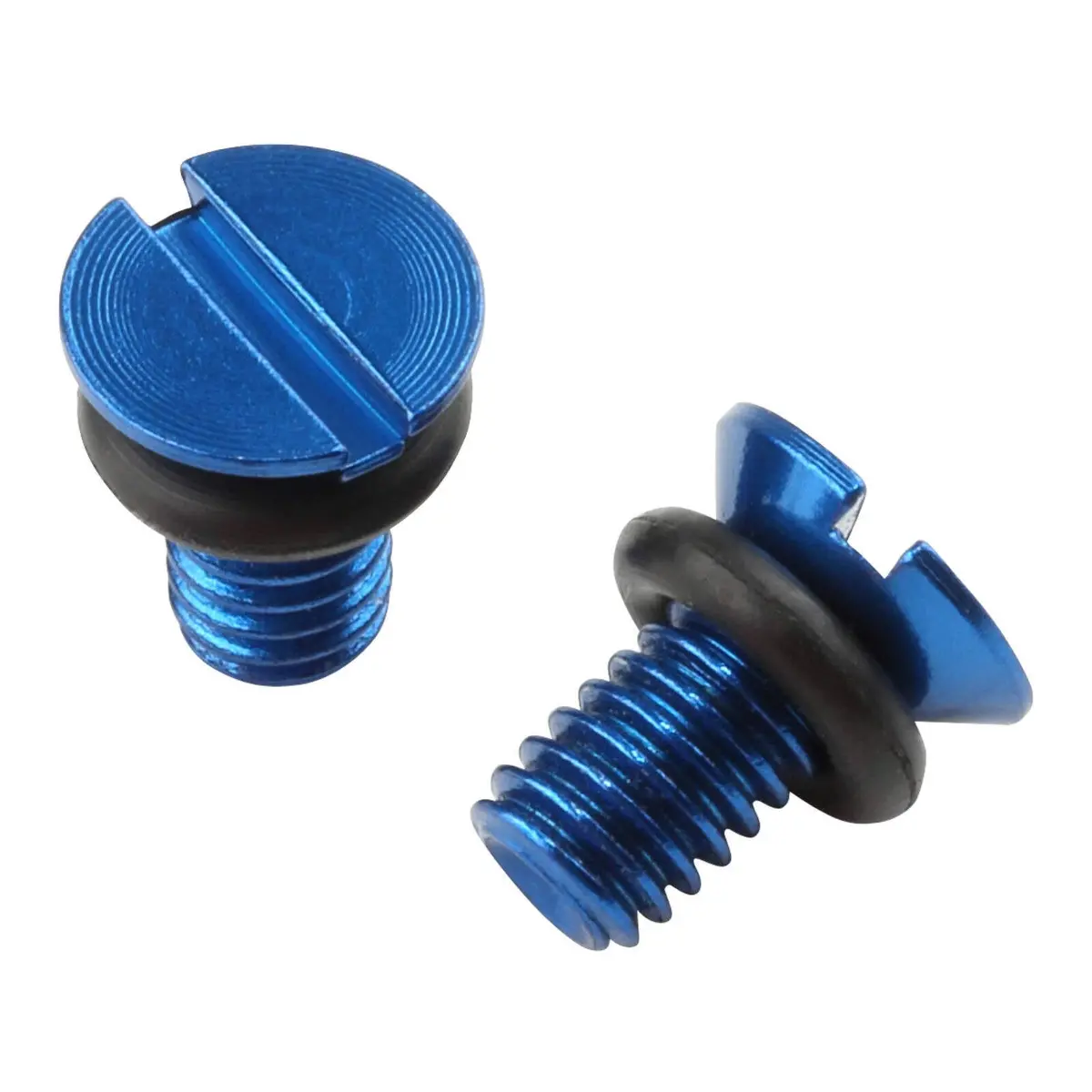 Zeta Front Fork Air Valve Cap Screw Wp - H-Blue 2Pcs 1