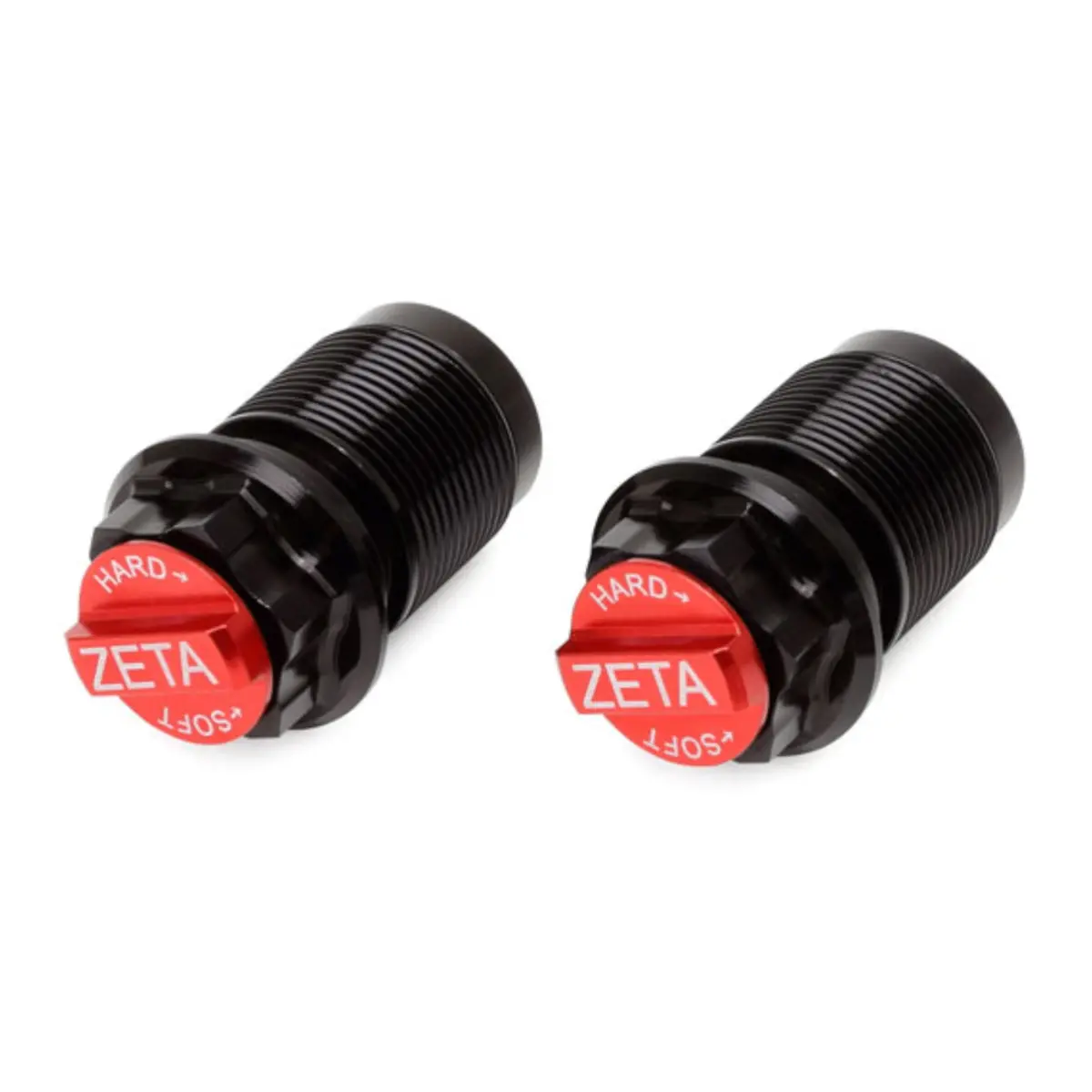 Zeta Front Fork Bottom Adjuster Kyb Aos - Black/Red 2Pcs 1