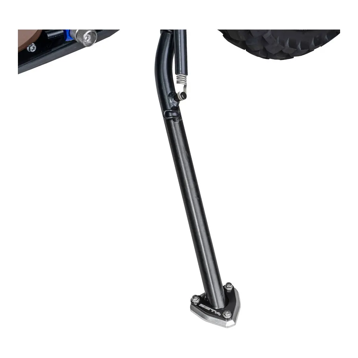 Zeta Side Stand Extender Black/Silver Husqvarna 701 Enduro '17-, Ktm 690 Enduro 2