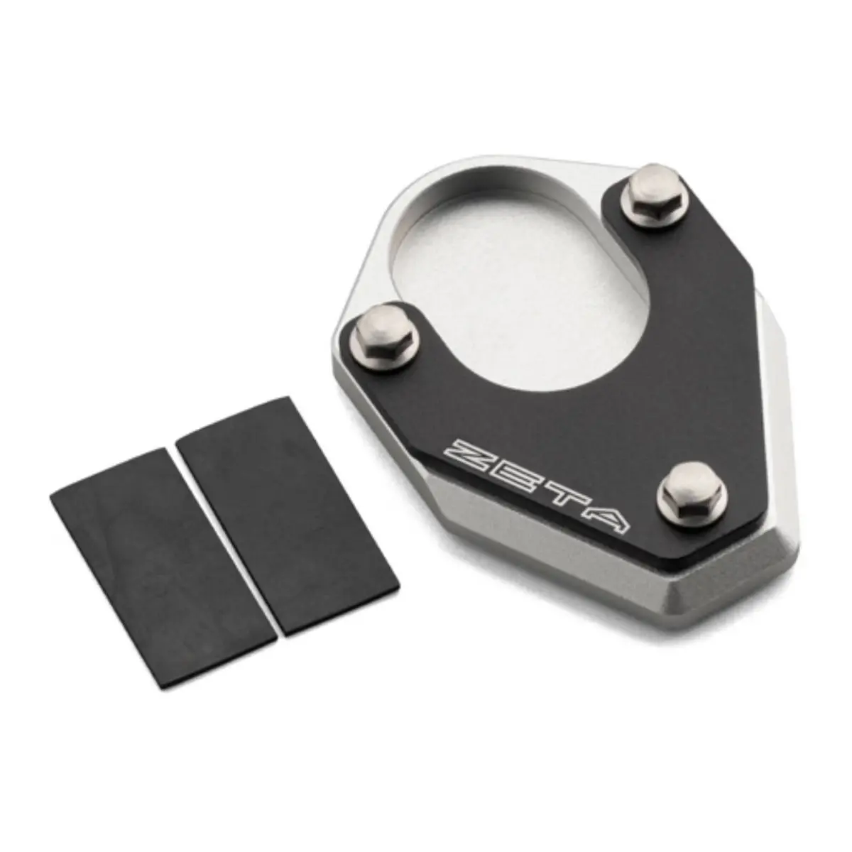 Zeta Side Stand Extender Black/Silver Ktm 1090 Adventure '17-, 1290 Super Advent 1