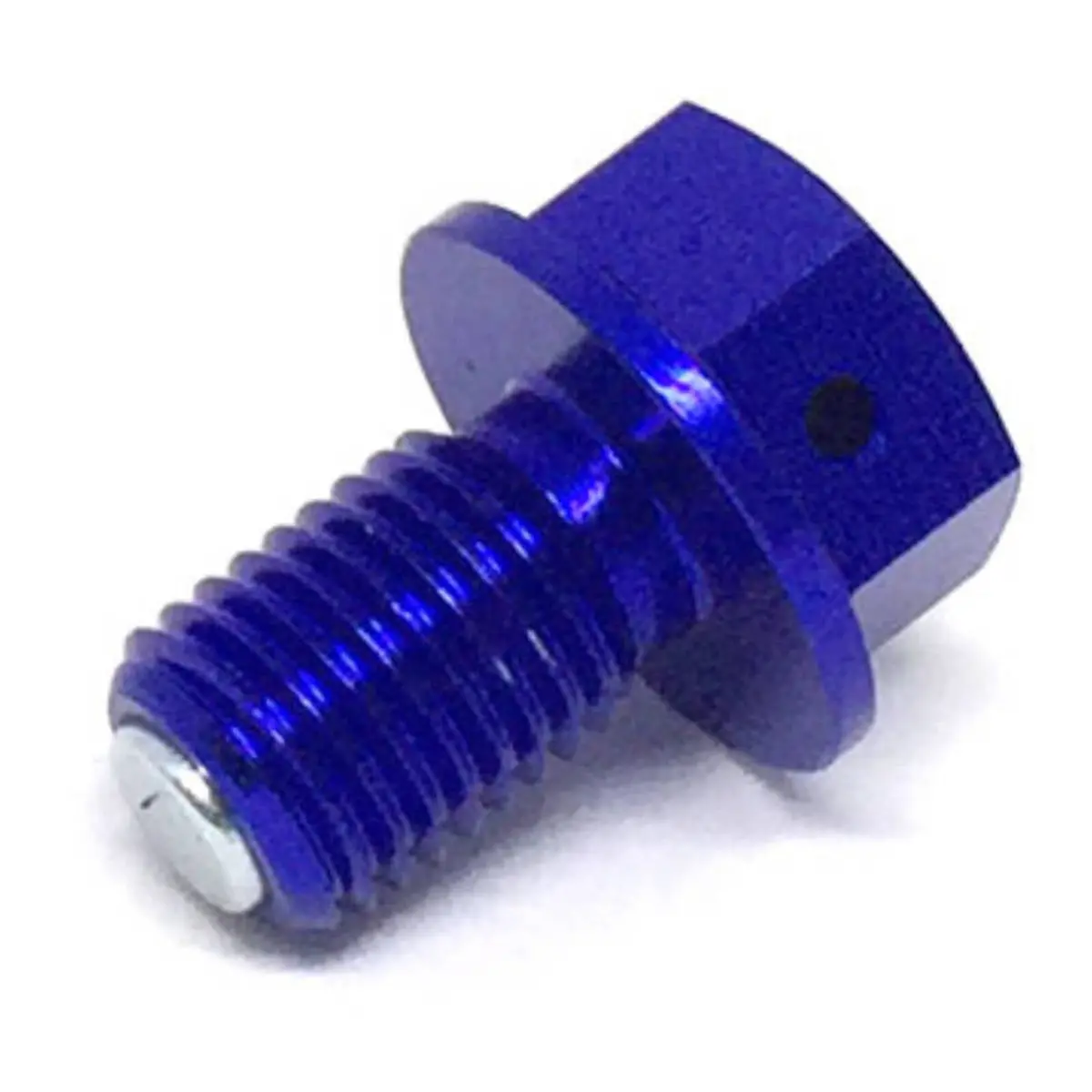 Zeta Magnetic Drain Bolt M10x1.25X15 - Blue 1