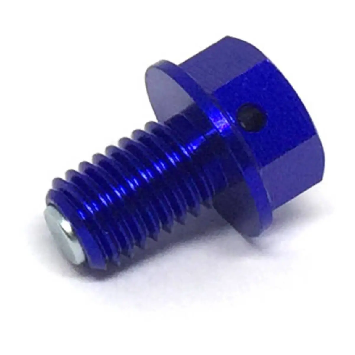 Zeta Magnetic Drain Bolt M10x1.5X15 - Blue 1