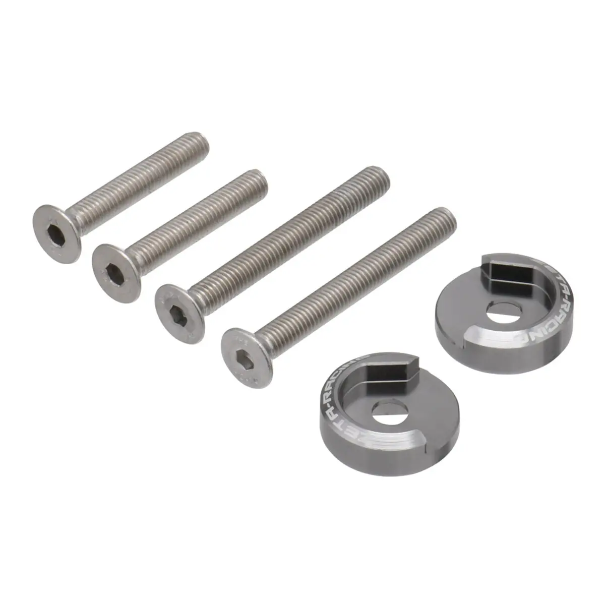 Zeta Armor Handguard Optional Bar End Plugs - Titanium Colour 1