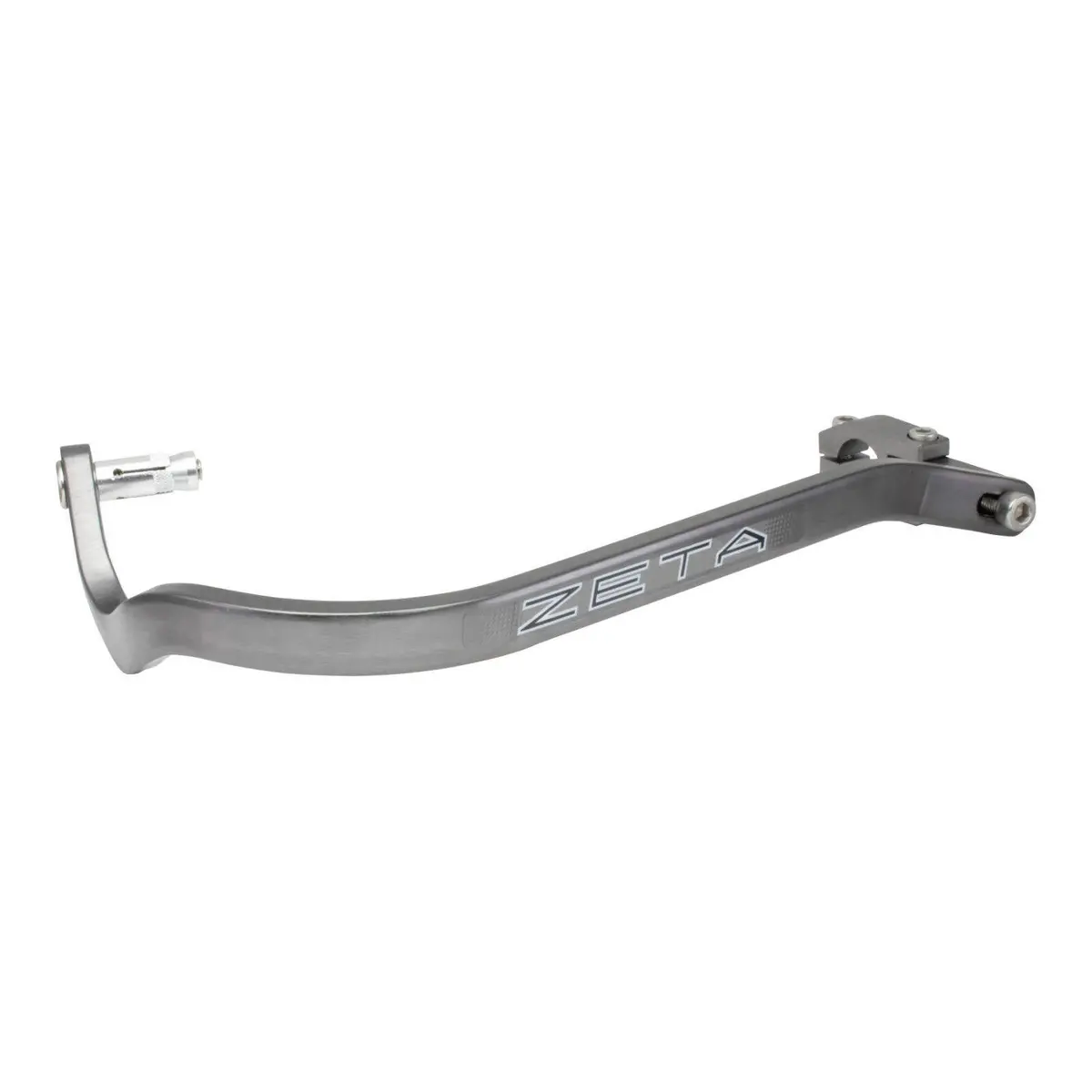 Zeta Armor Bended Hand Guard For 22.2Mm Bar - Titanium Colour 1