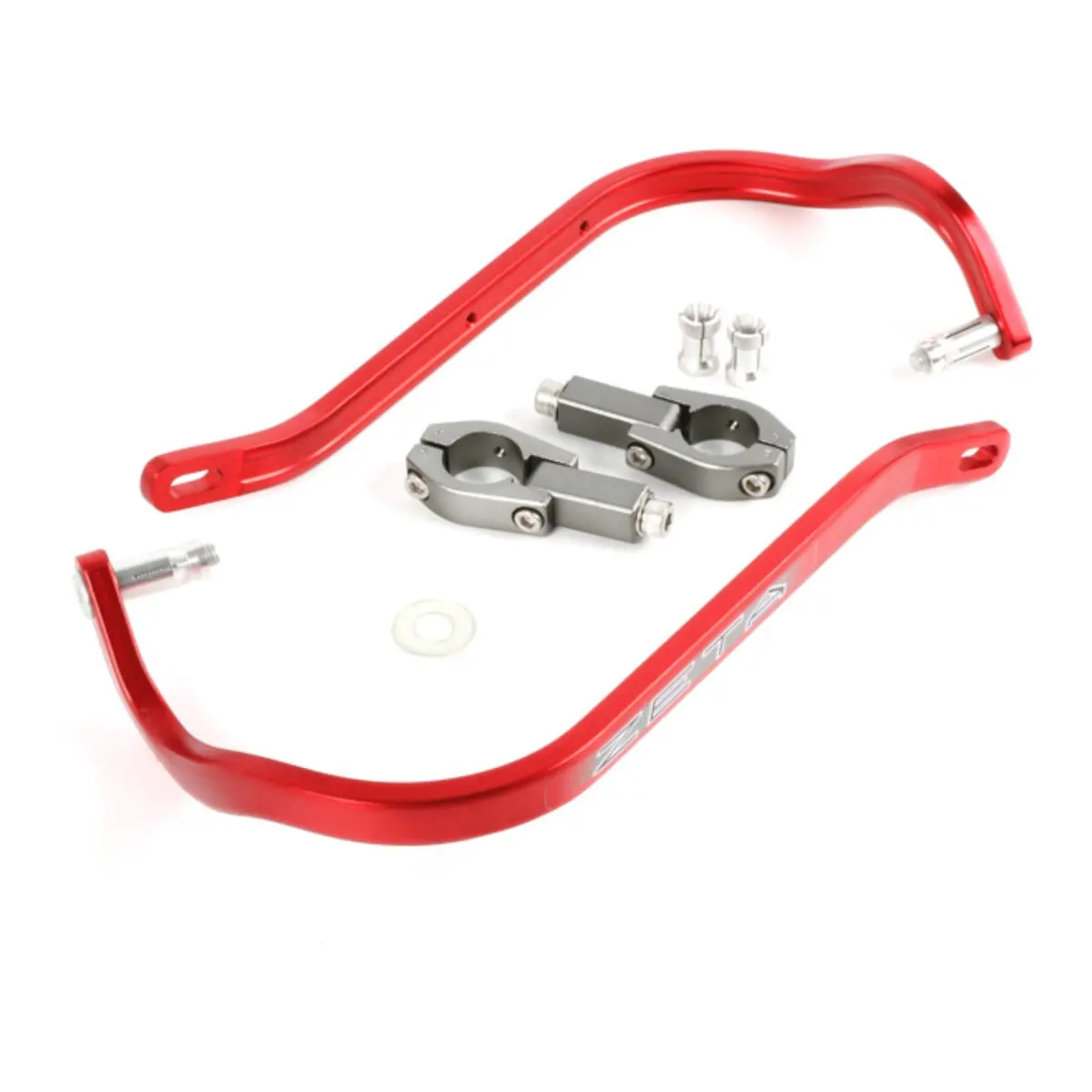 Zeta Armor Bended Hand Guard For 28.6Mm Bar - Red 1