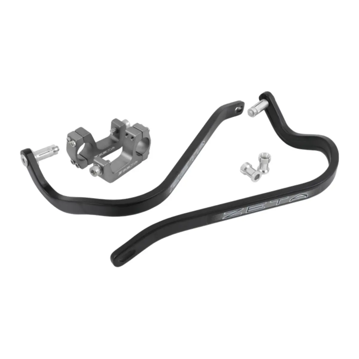 Zeta Armor Bended Hand Guard For 28.6Mm Bar U-Clamp - Black 1
