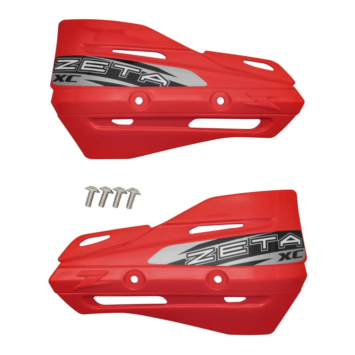 Zeta Armor Xc Handguard Protectors - Red 1